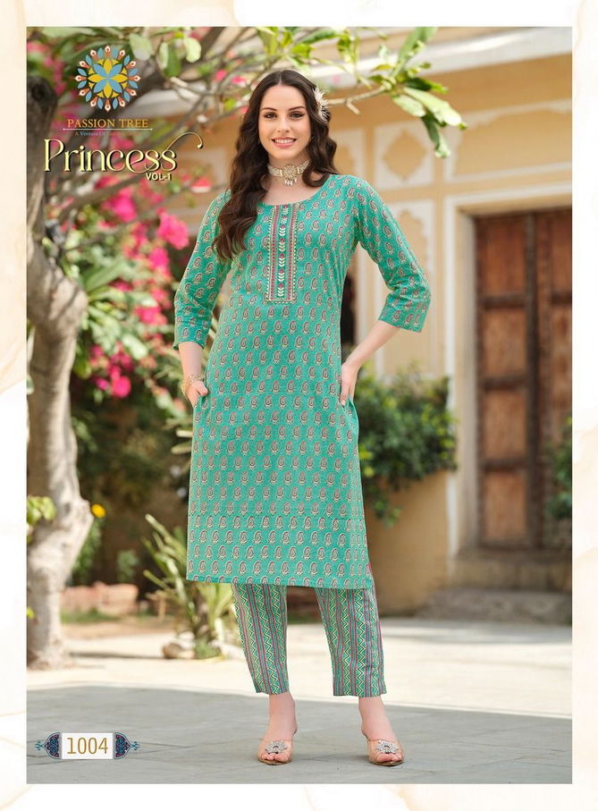 Princess Vol 1 By Passion Tree Cotton Kirti With Bottom Wholesale Market In Surat